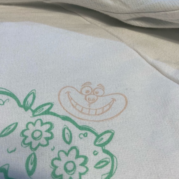 *Read* Disney Parks Epcot United Kingdom Alice In Wonderland Hoodie W Size XL - Picture 8 of 13